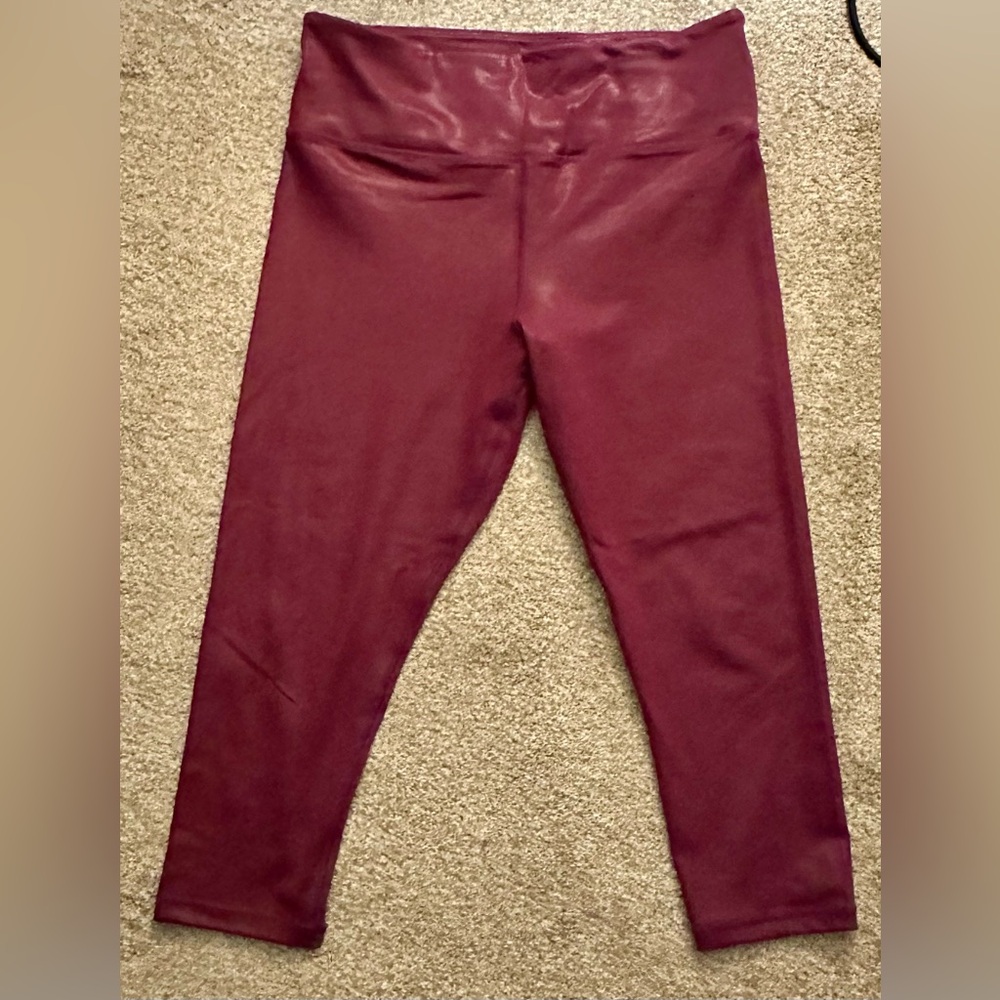 ZYIA Active Maroon Leggings